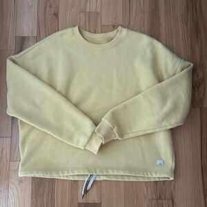 NWOT Vuori Restore Crew pulloverk, S, Golden